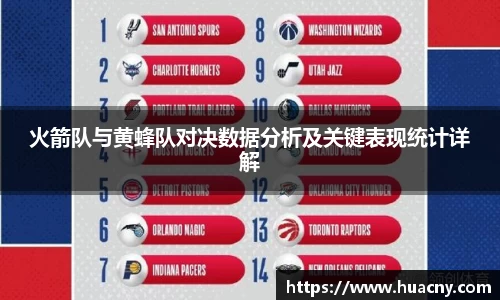 火箭队与黄蜂队对决数据分析及关键表现统计详解